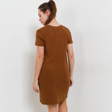 Hush Puppies Pakaian Dress Wanita Caydee In Brown