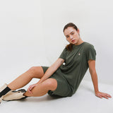 Hush Puppies Pakaian Dress Wanita Caydee In Olive