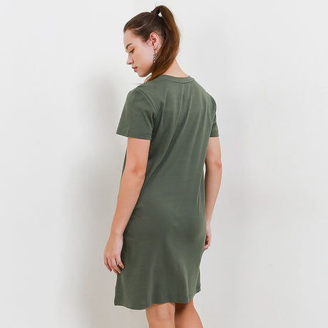 Hush Puppies Pakaian Dress Wanita Caydee In Olive
