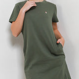 Hush Puppies Pakaian Dress Wanita Caydee In Olive