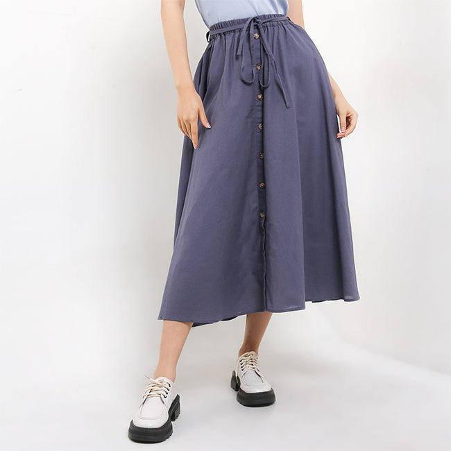 Hush Puppies Pakaian Wanita Skirt Shanelle In Navy