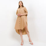 Hush Puppies Pakaian Wanita Dress Adanna In Khaki