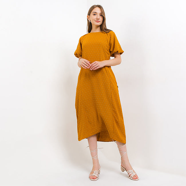 Hush Puppies Pakaian Wanita Dress Keysa In Mustard