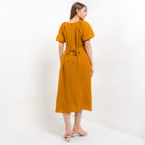 Hush Puppies Pakaian Wanita Dress Keysa In Mustard