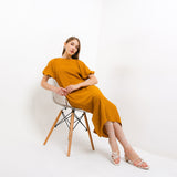 Hush Puppies Pakaian Wanita Dress Keysa In Mustard