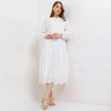 Hush Puppies Pakaian Wanita Dress Dc Sukki In White
