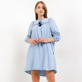 Hush Puppies Pakaian Wanita Dress Dc Olympia In Light Blue