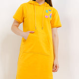 Hush Puppies Pakaian Wanita Dress Liunic Kofia In Yellow