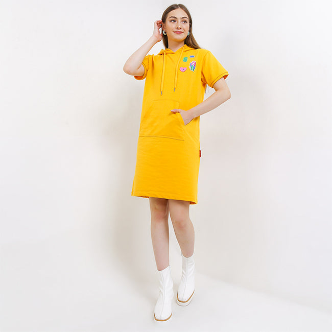 Hush Puppies Pakaian Wanita Dress Liunic Kofia In Yellow