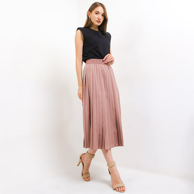 Hush Puppies Pakaian Wanita Skirt Bita In Brown