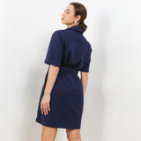 Hush Puppies Pakaian Wanita Dress Gwenda In Navy