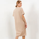 Hush Puppies Pakaian Wanita Dress Neila In Beige