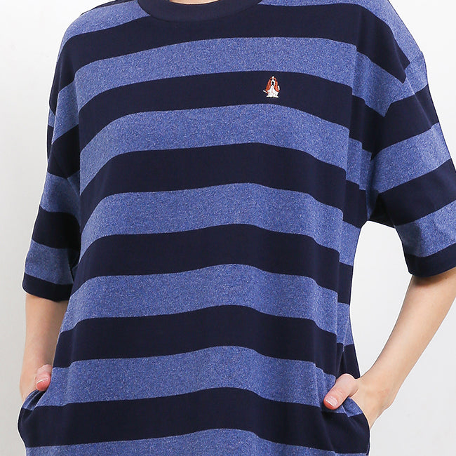 Hush Puppies Pakaian Dress Wanita Primavera In Blue