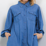 Hush Puppies Pakaian Wanita Dress Andara In Medium Blue