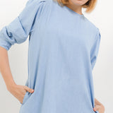Hush Puppies Pakaian Wanita Dress Camaroon In Light Blue