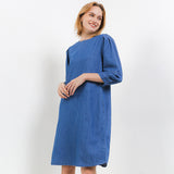 Hush Puppies Pakaian Wanita Dress Camaroon In Medium Blue