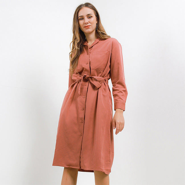 Hush Puppies Pakaian Wanita Dress Lucuma In Dusty Pink