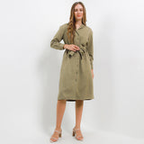 Hush Puppies Pakaian Wanita Dress Lucuma In Olive