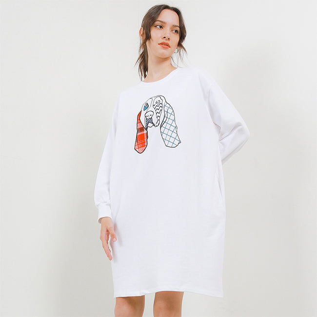 Hush Puppies Pakaian Wanita Dress Dalila In White