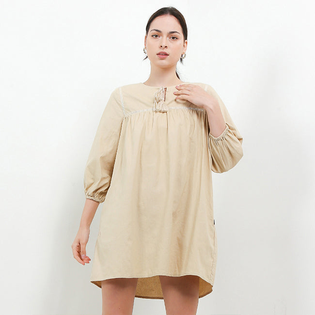 Hush Puppies Pakaian Wanita Dress Verda In Khaki