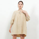 Hush Puppies Pakaian Wanita Dress Verda In Khaki