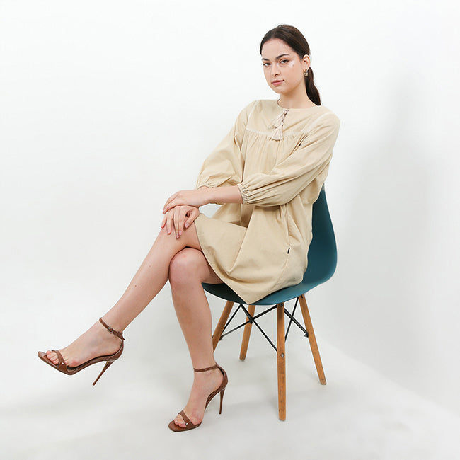 Hush Puppies Pakaian Wanita Dress Verda In Khaki