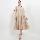 Hush Puppies Pakaian Wanita Dress Narita In Khaki
