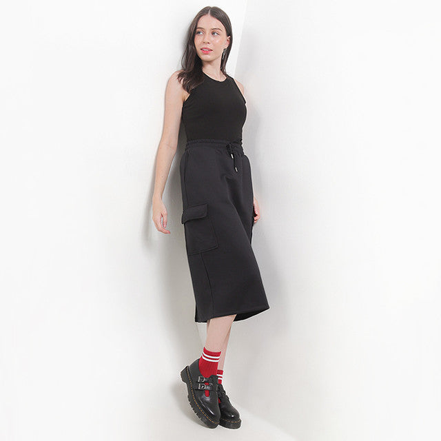 Hush Puppies Pakaian Wanita Skirt Thelma Lsk In Black