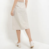 Hush Puppies Pakaian Wanita Skirt Moonly In Beige