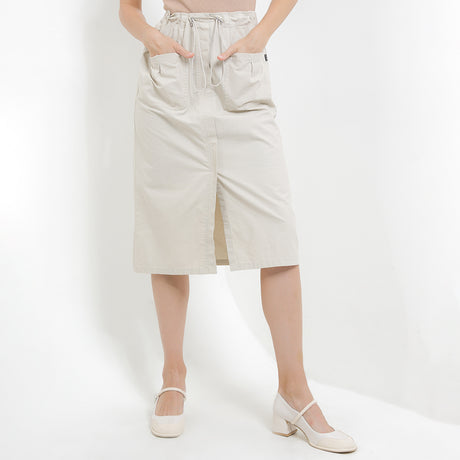 Hush Puppies Pakaian Wanita Skirt Moonly In Beige