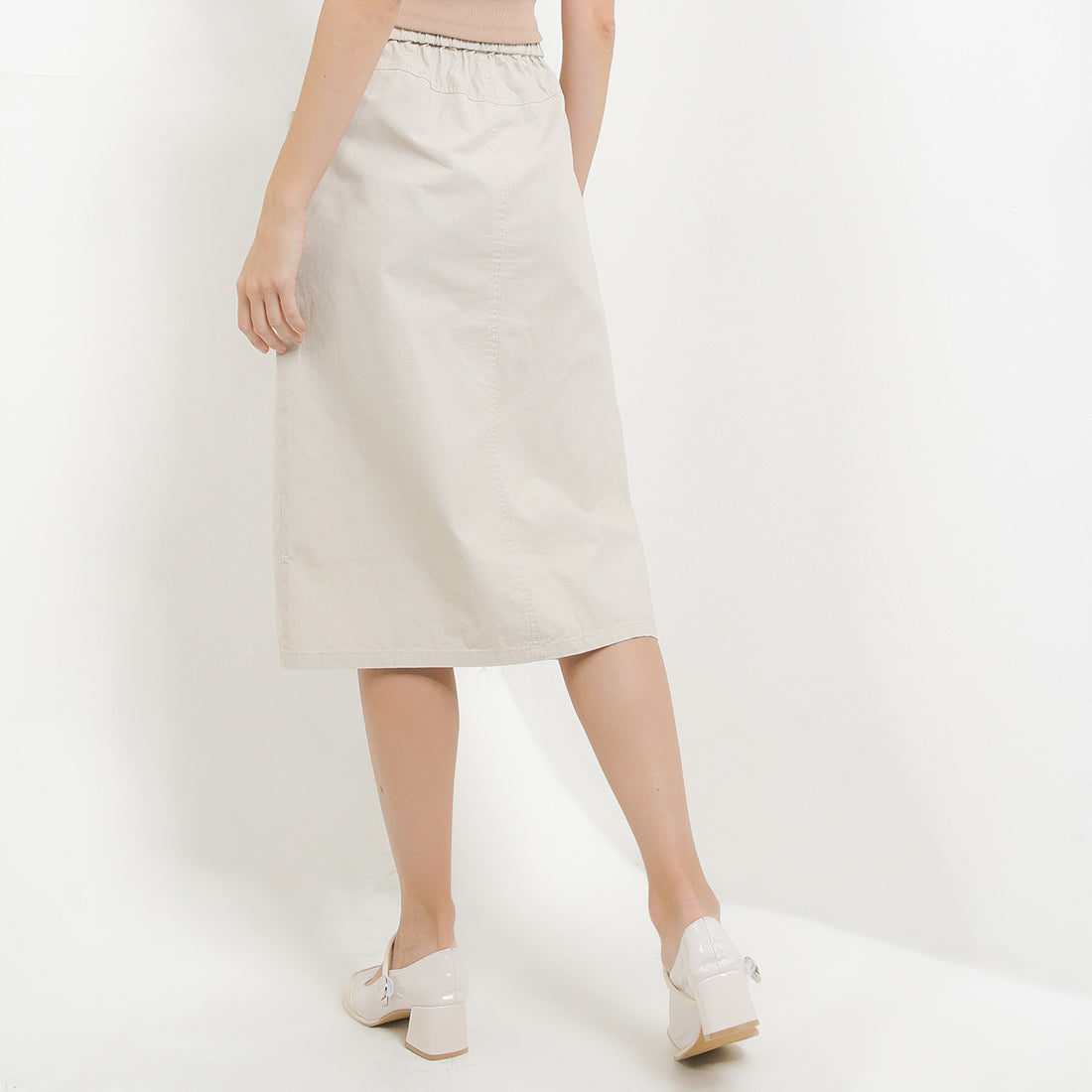 Hush Puppies Pakaian Wanita Skirt Moonly In Beige