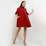 Hush Puppies Pakaian Wanita Carlene Mini In Red