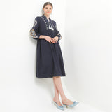 Hush Puppies Pakaian Wanita Dress Nc Jemny In Navy