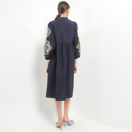 Hush Puppies Pakaian Wanita Dress Nc Jemny In Navy