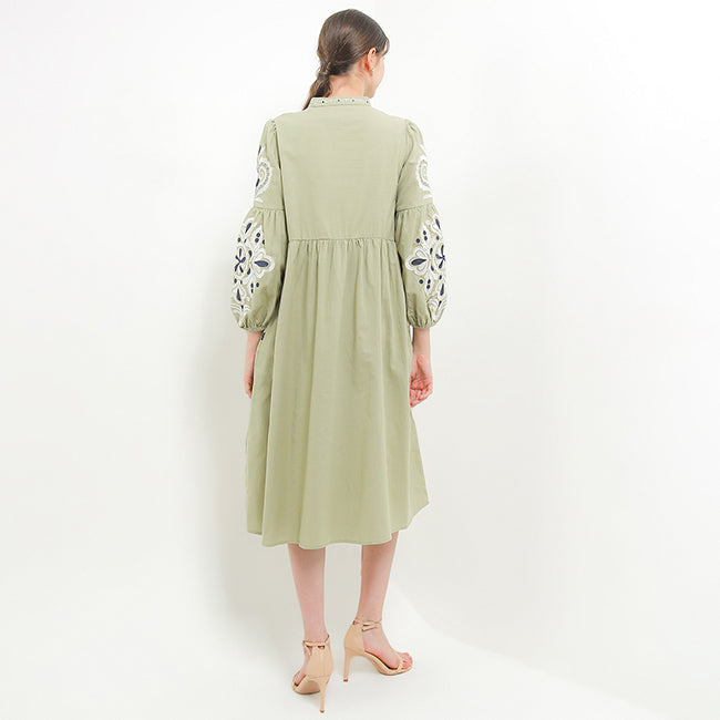 Hush Puppies Pakaian Wanita Dress Nc Jemny In Sage