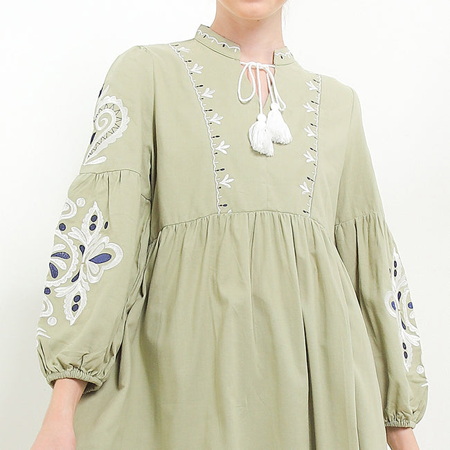 Hush Puppies Pakaian Wanita Dress Nc Jemny In Sage