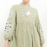 Hush Puppies Pakaian Wanita Dress Nc Jemny In Sage
