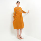 Hush Puppies Pakaian Wanita Dress Nc Ethia Ldr In Camel