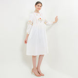Hush Puppies Pakaian Wanita Dress Nc Ethia Ldr In Off White