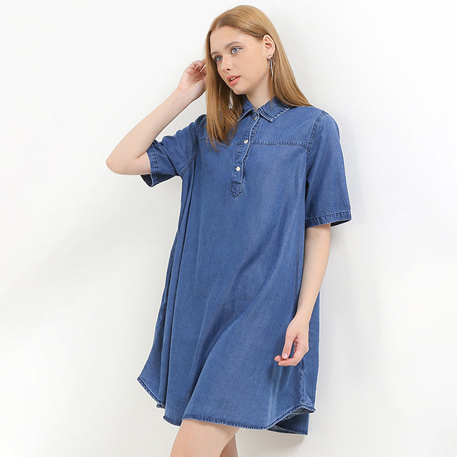 Hush Puppies Pakaian Wanita Dress Ericka In Dark Blue