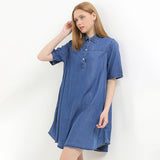 Hush Puppies Pakaian Wanita Dress Ericka In Dark Blue