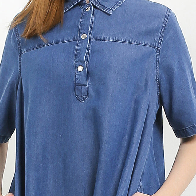 Hush Puppies Pakaian Wanita Dress Ericka In Dark Blue