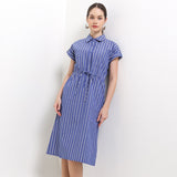 Hush Puppies Women Dress Larisha In Medium Blue