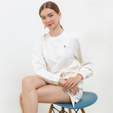 Hush Puppies Pakaian Sweaters Wanita Lemanja In White