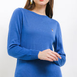 Hush Puppies Pakaian Sweaters Wanita Oline 5 In Blue