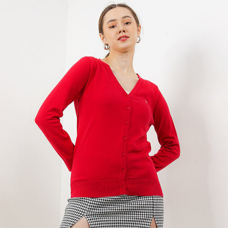 Hush Puppies Pakaian Wanita Outerwear Kindly In Red