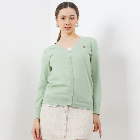 Hush Puppies Pakaian Wanita Outerwear Kindly In Sage