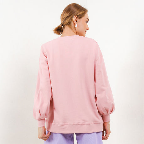 Hush Puppies Pakaian Wanita Sweater Flounder In Dusty Pink
