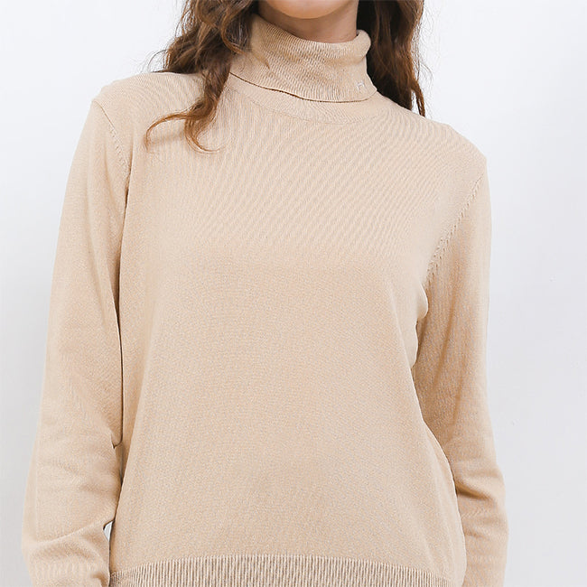 Hush Puppies Pakaian Wanita Sweaters Carica In Khaki