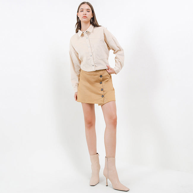 Hush Puppies Pakaian Wanita Shirt Anssi In Beige
